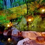 寿庵 - 露天風呂（改装前）