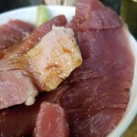 塩そば専門店 桑ばら - ズワイ蟹と金目鯛の塩つけそば＋本鮪丼