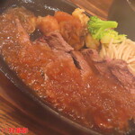 グリル異人館 - ビフテキのアップ