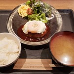 cafe クローバー - ハンバーグ定食　950円
