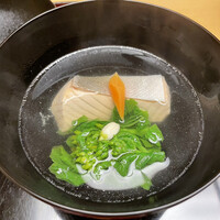 是しん - どーんとお吸い物に鱒