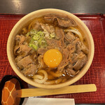 Kineya - 「牛肉うどん（大盛り無料）」1010円