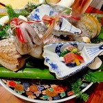 寿庵 - 造里　本日の仕入れより　あしらえ　薬味　特製味噌