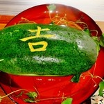 寿庵 - 進肴　冬瓜釜・冷製仕立て　