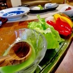 寿庵 - 鮮野菜　沙良多仕立て・契約農家直送　ひしほ味噌