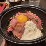 北海道キッチン YOSHIMI - たっぷりのホースラディッシュソースとジュレのタレ