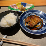 割烹 きさら - ご飯と宍道湖産の鰻