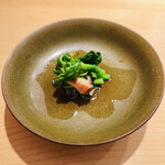 鮨 一二郎 - 菜の花と蛸の桜煮