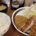 清水屋 - 上ロース（ランチ）2013.07