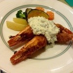 レストラン　アビーハウス1990 - 有頭海老の海老フライ