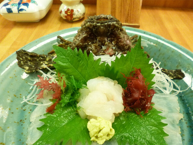 珍しいオコゼ料理 Bﾟ By 立花立夏 小笠原 思案橋 魚介料理 海鮮料理 食べログ
