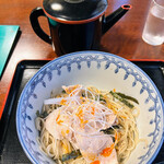 Toranomono osakaya sunaba - 蕎麦湯(「砂」の文字に萌えます)
