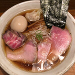 Homemade Ramen 麦苗 - 醤油   1200円   特上トッピング  ＋700円