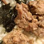 こうかいぼう - 最後はラーメンスープをかけてお茶漬け風に