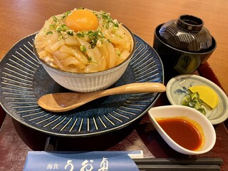 h Kaishoku Uosada - イカユッケ丼！！