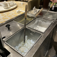 老香港酒家京都 - デザートはワゴンで運ばれてきます