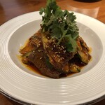 YASUKO'S KITCHEN - 牛肉とハチノス辛みソース