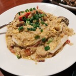 ベトナム フロッグ - ソフトシェルクラブと卵のカレー炒め