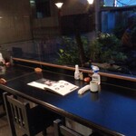 釜蔵 - 御庭の見える席