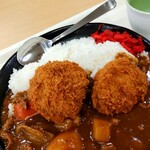 目黒区役所 レストラン - カツカレー 590円、大盛り 80円