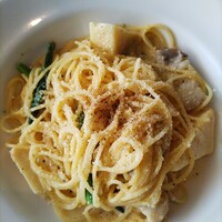 24/7 restaurant - 豚バラたけのこローストカルボナーラ