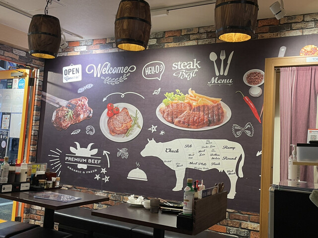 新宿「スコール」1ポンドステーキ無料券×2名様分