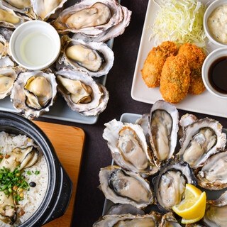 Unique to an Oyster specialty store! Enjoy all-you-can-eat seasonal Oyster with outstanding freshness