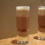 フィエルテ - カカオのパンナコッタのミニパフェ