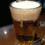 ホルモン５００ - 生ビール(プレミアムモルツ)