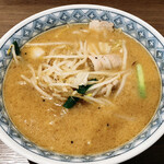 Ramen Ezo Fukurou Io Mmoru Asahikawa Ekimaeten - 「豚みそラーメン」850円　本物