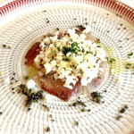 アル・ケッチァーノ  - 地魚とお野菜の食感カルパッチョ