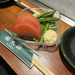 福太郎 - アスパラサラダ