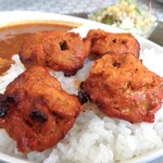 インド料理専門店 ニサン - ティッカカレーライス（ご飯大盛り）