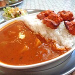 インド料理専門店 ニサン - ティッカカレーライス（ご飯大盛り）