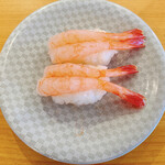 一心寿司 - 新潟産　生南蛮海老（¥594）（税込）
