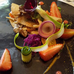 シェ草間 - ホタテのそば粉のクレープ巻き