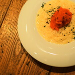 Queen's mentaiko cheese risotto