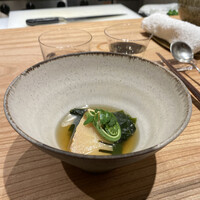 iro - 竹　わかめ　こごみ　煮たの