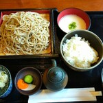 Juuwari Soba Koga - とろろご飯セット900円