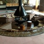 Verde Karuizawa - ベルデ軽井沢、ロビーの暖炉