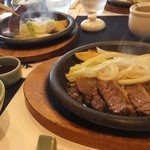 三田屋 - 焼くとこんな感じに・・・。