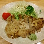 文 - とんてき　わさび醤油