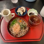 出雲の國 麺家 - 神話セット（割子蕎麦・飛魚野焼き・烏龍茶）