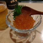 Sushi Tempura Gosakutei - ●ﾗﾝﾁ。単品。中瓶B715X3+刺し(鮑ｱﾜﾋﾞ1738X2+ﾄﾛ1650+ｲｸﾗ肴1078)+天ぷら(ｹﾞｿ748+玉葱528)+細巻(ﾈｷﾞﾄﾛ1100)+ﾄﾏﾄｽﾗｲｽ418＝11,671円