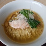 南部屋路ばた - 桜ますとウルイの塩そば