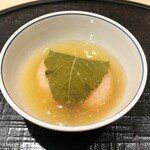 新ばし 星野 - ぐじの桜蒸し