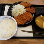 松屋 - ロースかつ＆ヒレかつ（2枚）定食