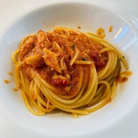 オッティモ・シーフード・ガーデン 新宿店 - ズワイ蟹と渡り蟹のトマトクリーム