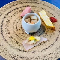 オッティモ・シーフード・ガーデン 新宿店 - 前菜4種盛り合わせ