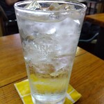 喰うかい - 焼酎の水割り 400円(税込)(2023年5月1日撮影)